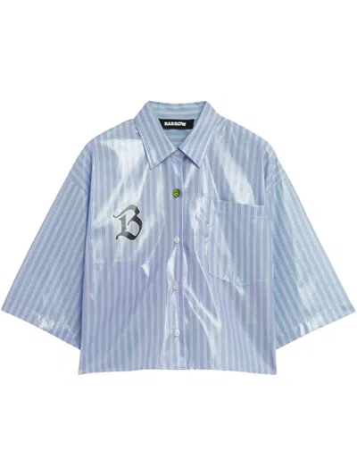 Barrow Striped Shirt In Blue