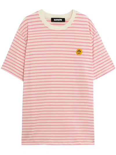 Barrow Striped T-shirt In Pink