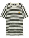 Barrow Gestreiftes T-shirt In Weiss