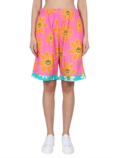 BARROW SUNFLOWER PRINT BERMUDA SHORTS