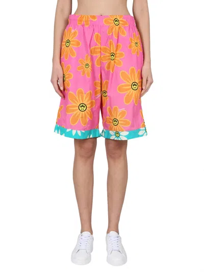 BARROW SUNFLOWER PRINT BERMUDA SHORTS