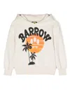 Barrow Sunset-print Cotton Hoodie In Neutrals