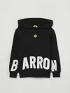 Barrow Long-sleeved Logo Sweatshirt In Black