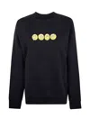 Barrow Round Neck Printed Sweatshirt In Blue