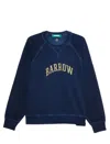 Barrow Logo-print Crew-neck Sweatshirt In Blue