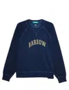 Barrow Logo-print Crew-neck Sweatshirt In Blue