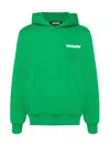 Barrow Felpa Cappuccio Verde Effetto Distressed In Fern Green
