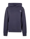 Barrow Cotton Hooded Sweatshirt In Blue