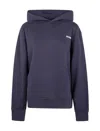 Barrow Cotton Hooded Sweatshirt In Blue