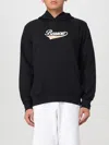 Barrow Unisex Cotton Sweatshirt With Logo Print On The Front In 黑色