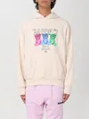 Barrow Dove Logo Print Hoodie In Cream