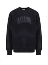 Barrow Cotton Sweatshirt With Logo On The Front In Black