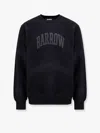 Barrow Cotton Sweatshirt With Logo On The Front In Black