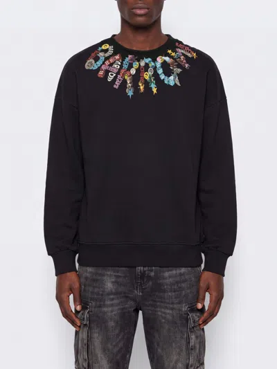 Barrow Sweatshirt Men Color Black In Blue