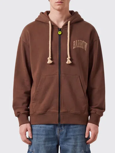 Barrow Sweatshirt Men Color Cocoa In Brown