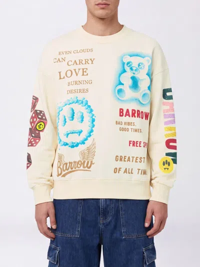 Barrow Sweatshirt Men Color White In Multi