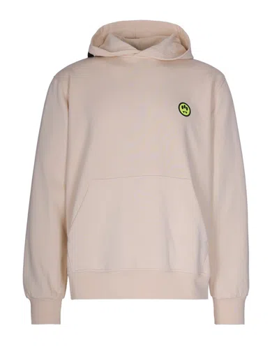 Barrow Felpa Iconic Crema In Black