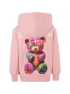 Barrow Fleece Regular Hoodie Girl In Pink