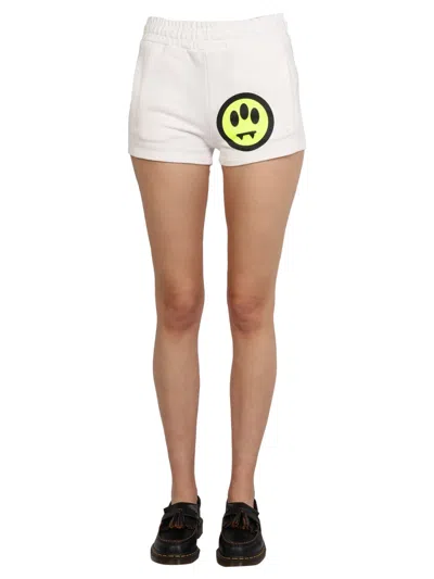 Barrow Sweatshirt Shorts In White