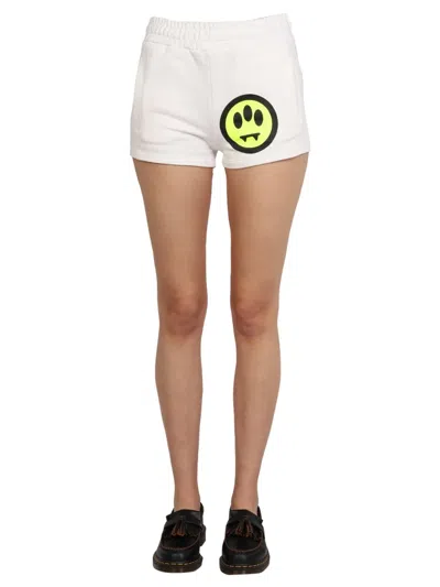 Barrow Sweatshirt Shorts In White