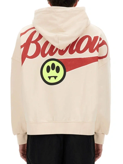 Barrow Sweatshirt With Logo In Ivory