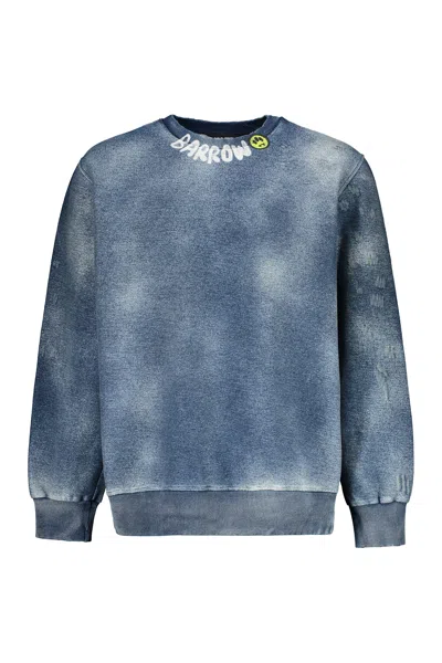 Barrow Sweatshirt With Logo In Blue