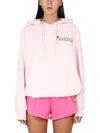 Barrow Sweatshirt With Logo Print Unisex In Pink