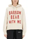 Barrow Sweatshirt With Logo In White