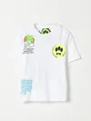 Barrow Smiley Face Pattern T-shirt In White