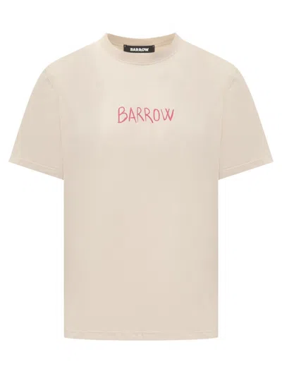 Barrow Maxi Bear T-shirt In Beige
