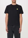 Barrow Orso Graphic Print Crew Neck T-shirt In Black