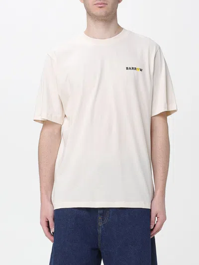 Barrow T-shirt  Men Color Cream In White