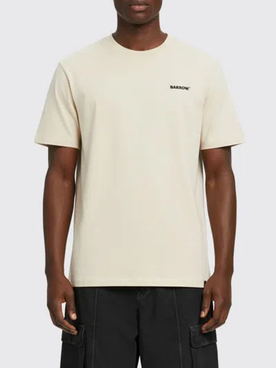 Barrow T-shirt  Men Color Cream In White