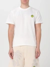 Barrow Iconic Smile T-shirt Crew Neck In White