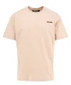 Barrow Logo Print Short-sleeved T-shirt In Beige