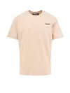 Barrow Logo Print Short-sleeved T-shirt In Beige