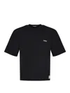 Barrow Crew Neck Number Print Short Sleeves T-shirt In Black