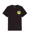 Barrow Printed Crew Neck T-shirt In Black