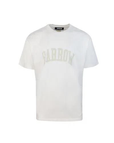 Barrow T Shirt College Bianca In White