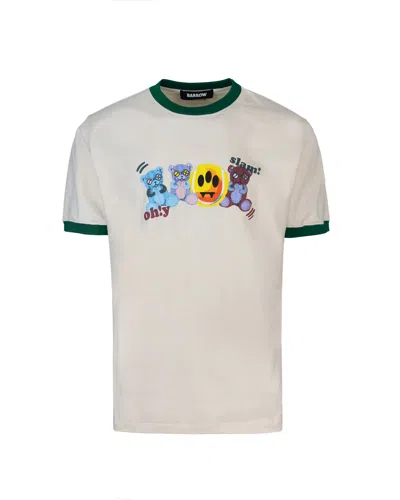 Barrow T-shirt Con Contrasti E Stampa In Bw029