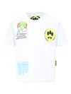 Barrow Smiley Face Pattern T-shirt In Off White