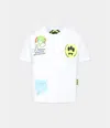 Barrow Smiley Face Pattern T-shirt In White