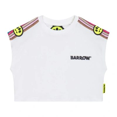 Barrow Kids' T-shirt Con Logo In White