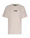 Barrow T-shirt Con Stampa Crema In Pink