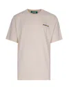 Barrow T-shirt Con Stampa Crema In Pink