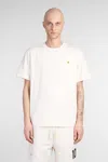 Barrow Iconic Smile T-shirt Crew Neck In Beige