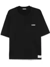 Barrow Crew Neck Number Print Short Sleeves T-shirt In Bianco
