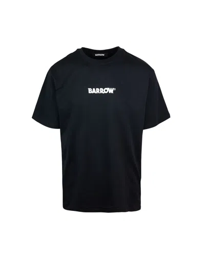 Barrow T-shirt Maxi Logo Nera In 110black