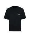 Barrow Black Crew Neck T-shirt With Logo