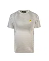 Barrow Dove Grey Stripe T-shirt In 094